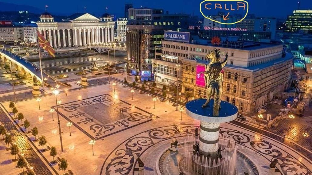 Calla 5 Apartment - Main Square, In The City Shopping Center - Parking Slot With Security And Video Camera Скопие Екстериор снимка